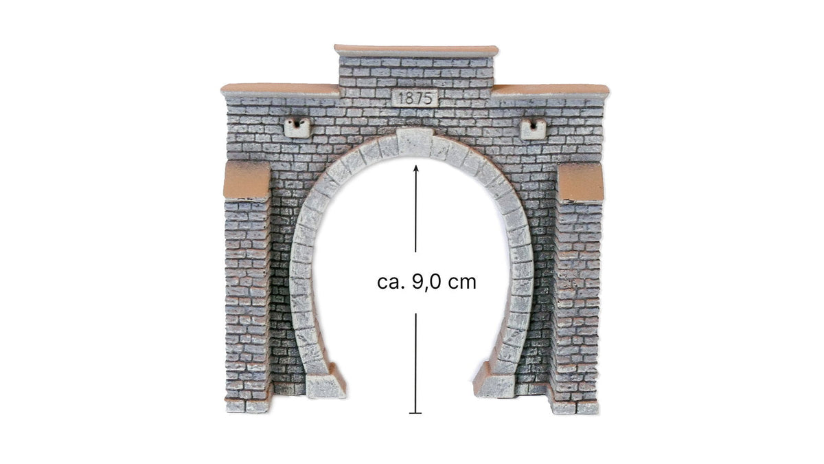 Noch 58051 HO Scale Single-Track Tunnel Portal, PROFI-Plus