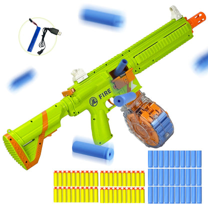 H416 Semi-Automatic Foam Dart Blaster – Shell Ejection, Rechargeable Battery & 22-Round Magazine