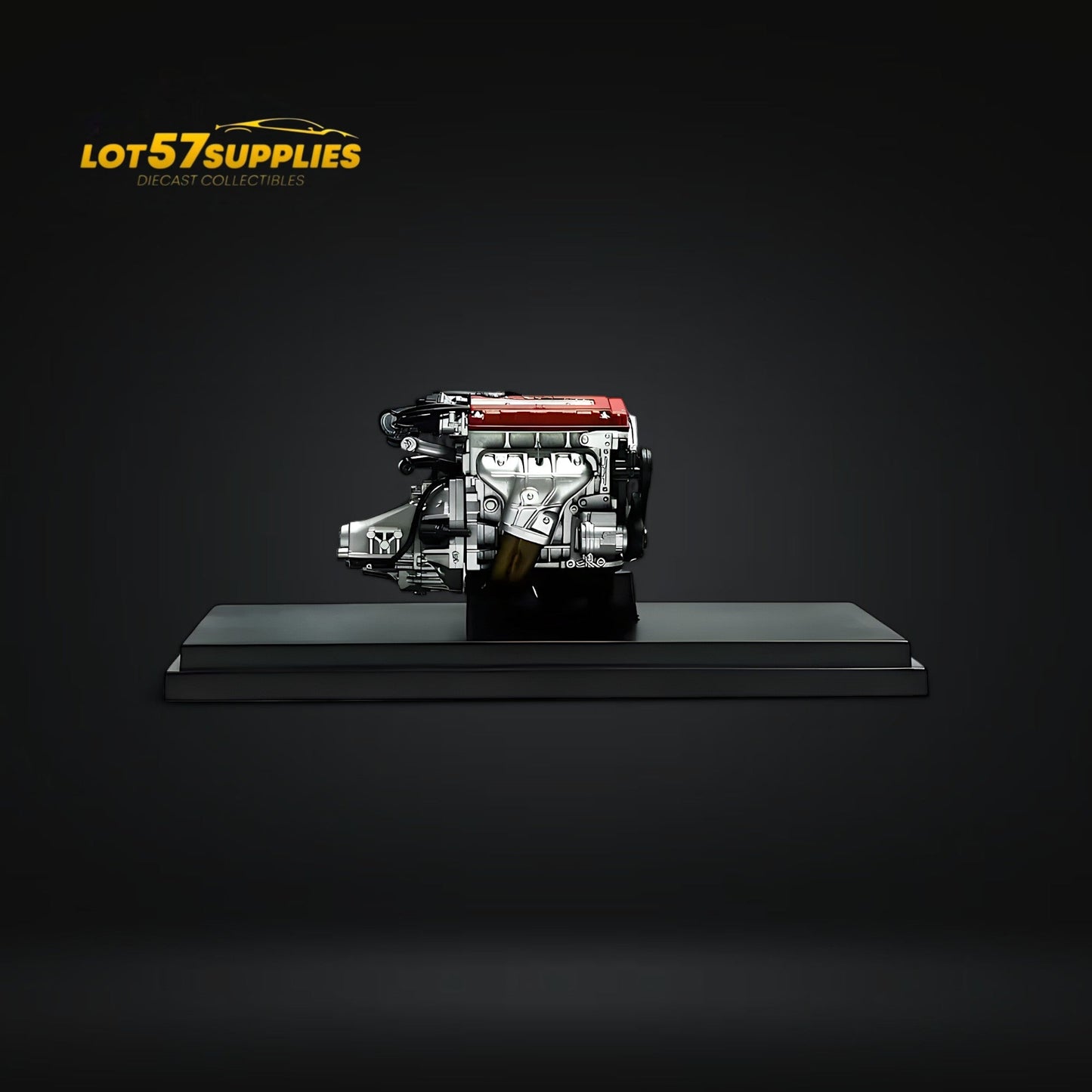 MOTORHELIX Honda Civic Type-R EK9 Nardo Grey With SW388 Wheels 1:18