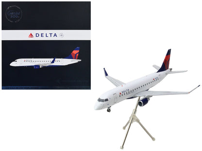 Embraer ERJ-175 Commercial Aircraft "Delta Connection" White with Blue and Red Tail "Gemini 200" Series 1/200 Diecast Model Airplane by GeminiJets  free shipping USA