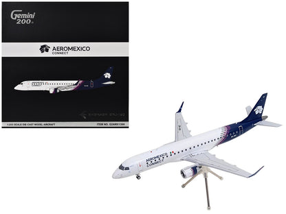 Embraer ERJ-190 Commercial Aircraft "Aeromexico Connect" (XA-IAC) White with Blue Tail "Gemini 200" Series 1/200 Diecast Model Airplane by GeminiJets  free shipping USA