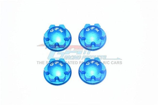 GPM ER2005-BLUE ALUMINUM WHEEL LOCK TRAXXAS E-REVO / X-MAXX