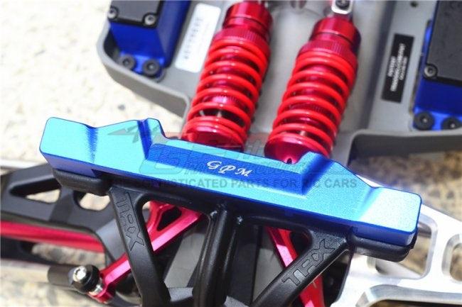 GPM ER2201F-BLUE ALUMINUM FRONT BODY POST MOUNT TRAXXAS E-REVO