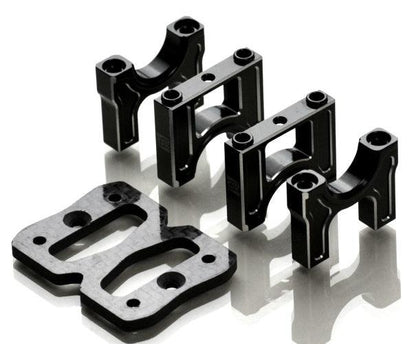 Exotek Racing 1924 HD Center Bulkhead Set W/Carbon Upper Plate Losi 8ight-XE