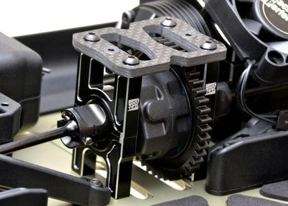 Exotek Racing 1924 HD Center Bulkhead Set W/Carbon Upper Plate Losi 8ight-XE