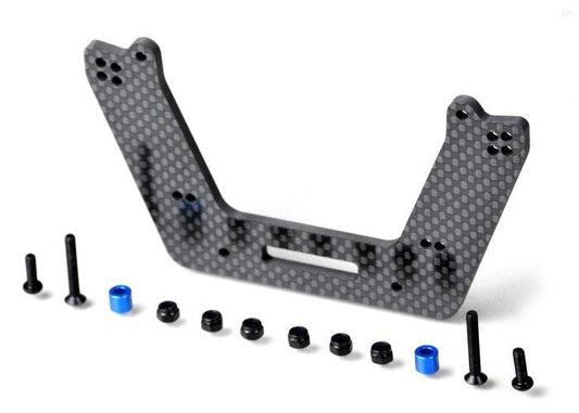 Exotek 1982 Carbon Fiber Front Drag Tower for Shorter 4Tec Shock Traxxas Slash
