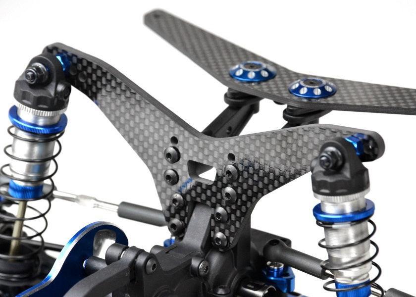 Exotek 2065 Associated B6 REAR DRAG TOWER carbon fiber