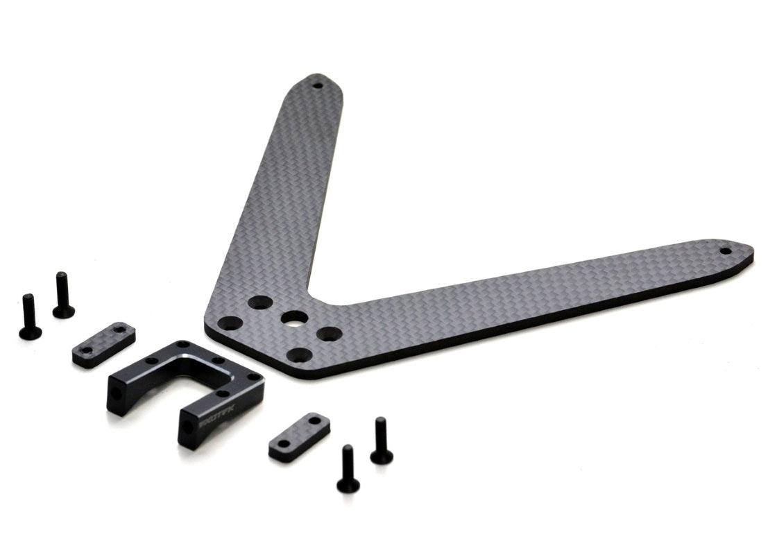Exotek 2066 Losi 22S Pro Rear Body Mount Set Alloy and Carbon Fiber