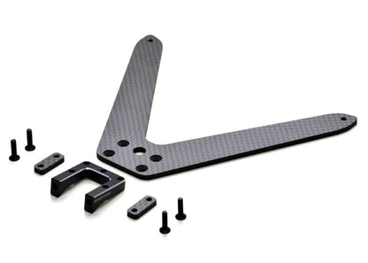 Exotek 2066 Losi 22S Pro Rear Body Mount Set Alloy and Carbon Fiber
