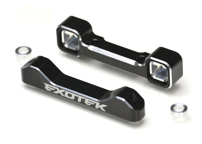 Exotek 2067 Losi 22S 7075 Aluminum Arm Mounts, for Rear Toe Adjustments