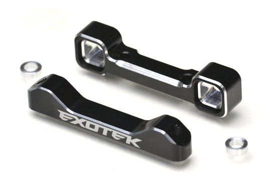 Exotek 2067 Losi 22S 7075 Aluminum Arm Mounts, for Rear Toe Adjustments
