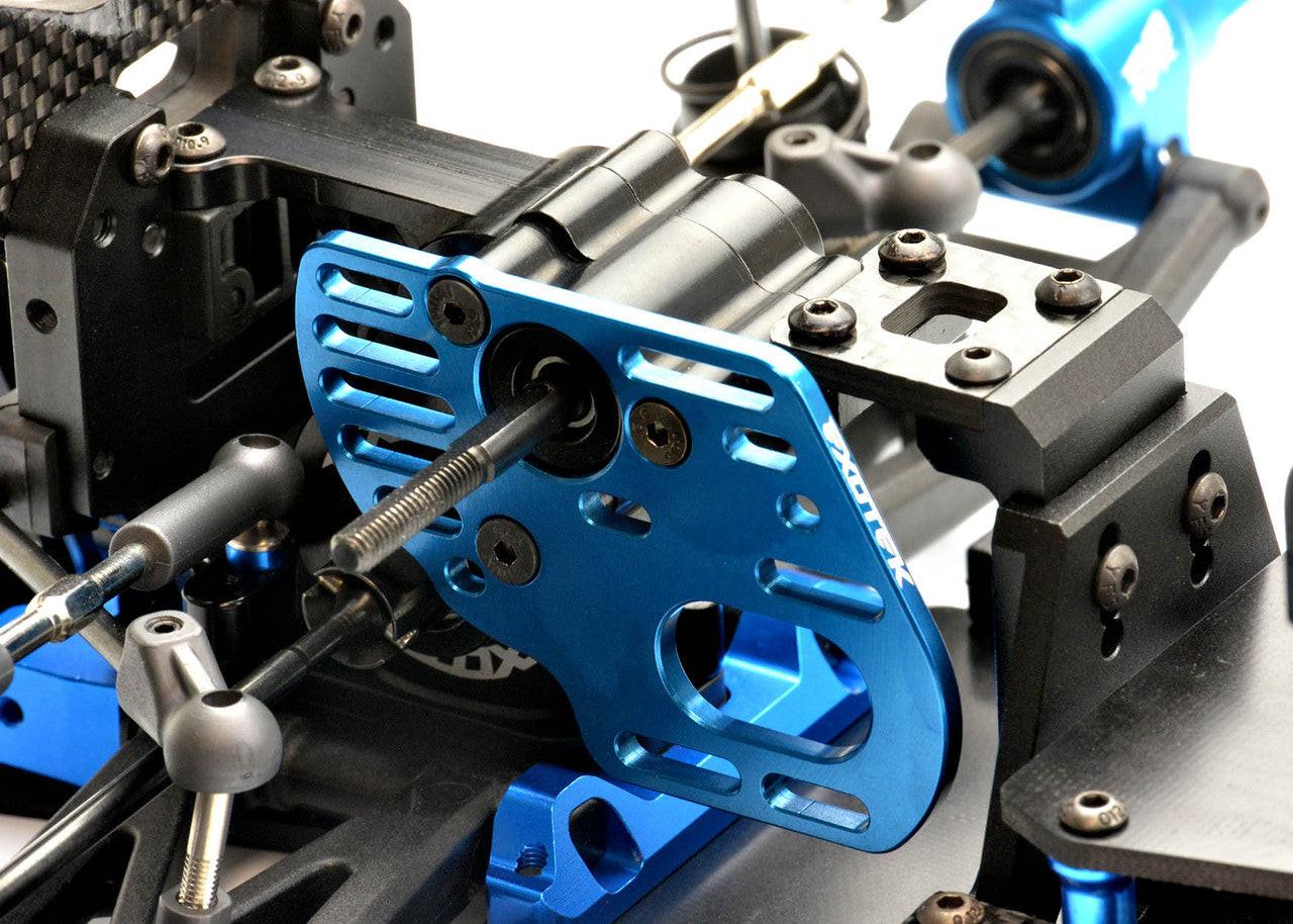 Exotek 2123 Associated DR10M Alloy 3 Gear Gearbox with Motor Plate 7075
