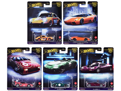 "Exotic Envy" 5 piece Set "Car Culture" 2024 Series G Diecast Model Cars by Hot Wheels  free shipping USA