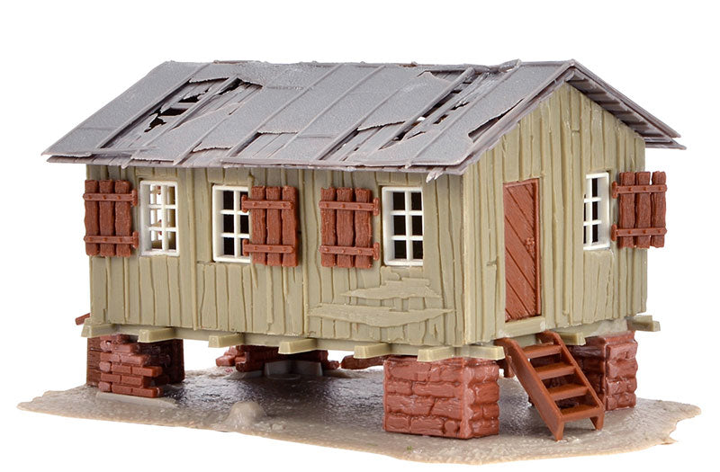 Vollmer 45728 1/87 Dilapidated Shack Plastic Model Kit