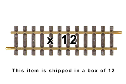 Piko 35200 G Scale G320 Straight Track, 12.6", Box of 12