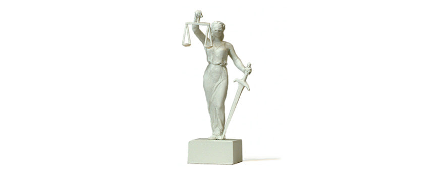 Preiser 29076 HO Scale Lady Justice Statue