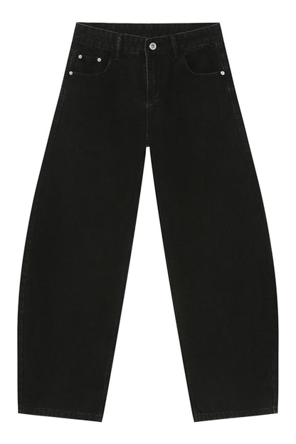 Wide Leg Jeans with Pockets