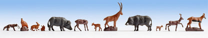 Noch 15745 HO Scale Forest Animals -- pkg(12)