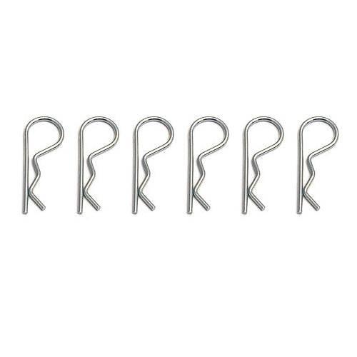 Associated 6332 Body Clips (6) SC10 / GT RC10B4 / T4 ProLite RC10GT / 2 X-60