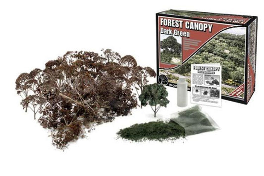 Woodland Scenics F1662 N/HO Forest Canopy Dark Green