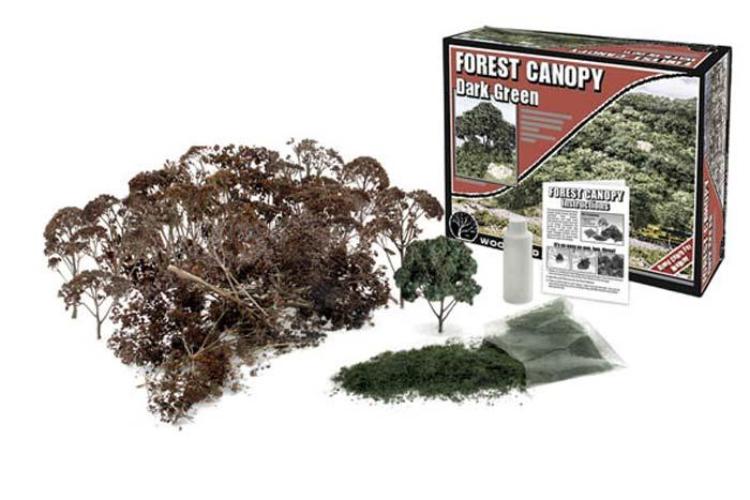 Woodland Scenics F1662 N/HO Forest Canopy Dark Green