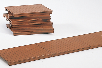 Piko 62281 G Scale Wooden Side Walks, 6 Pieces