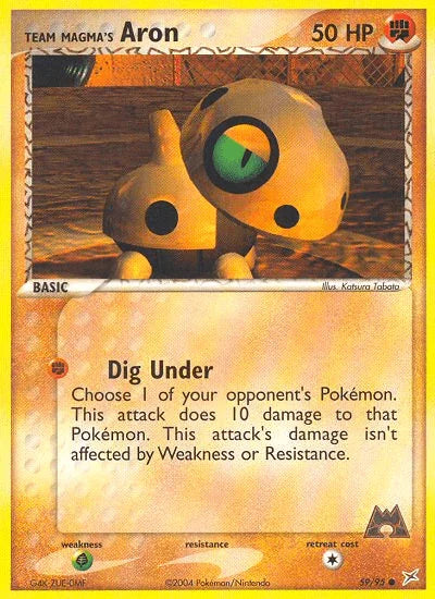 Team Magma's Aron (59/95) [EX: Team Magma vs Team Aqua]