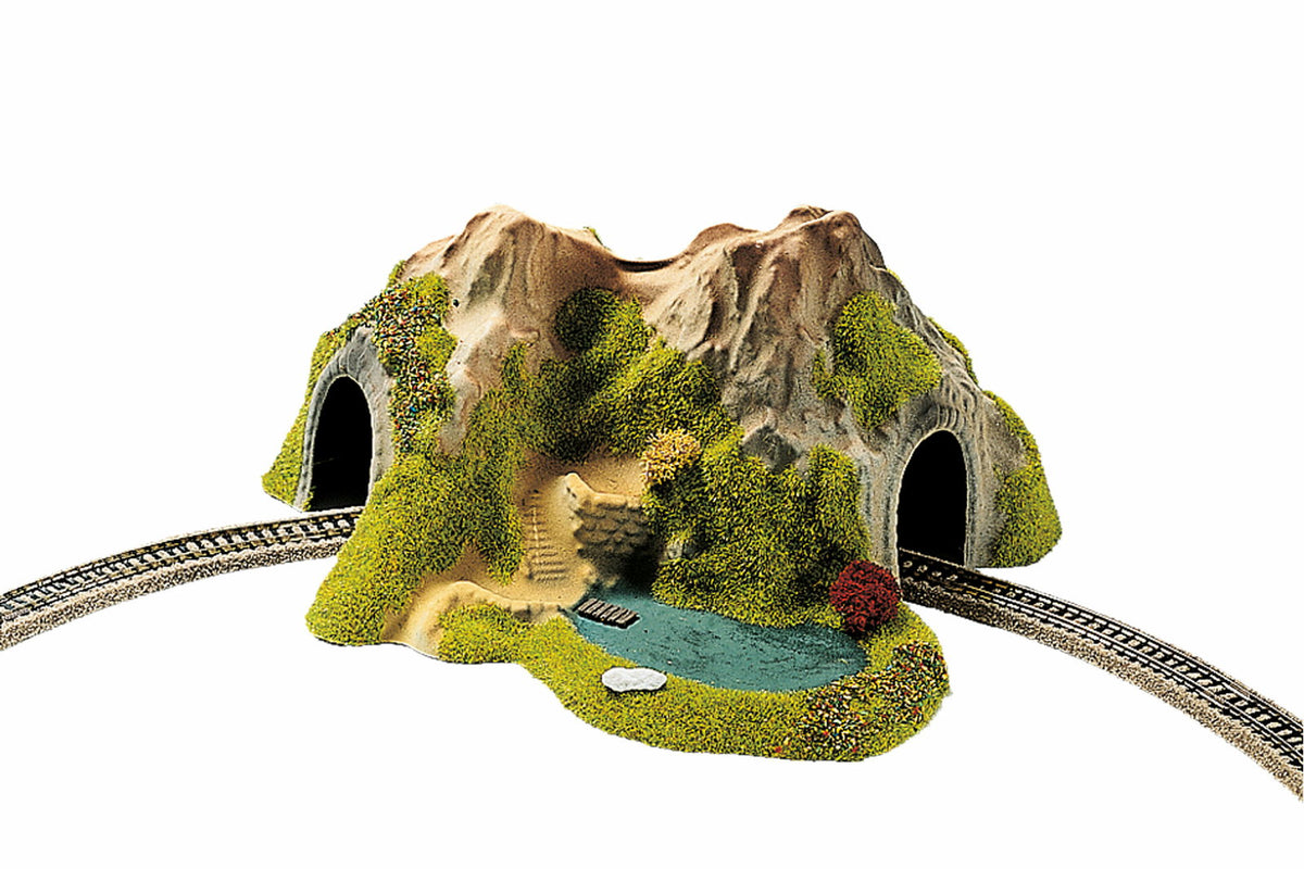 Noch 34660 N Scale Single-Track Tunnel, Curved with Lake