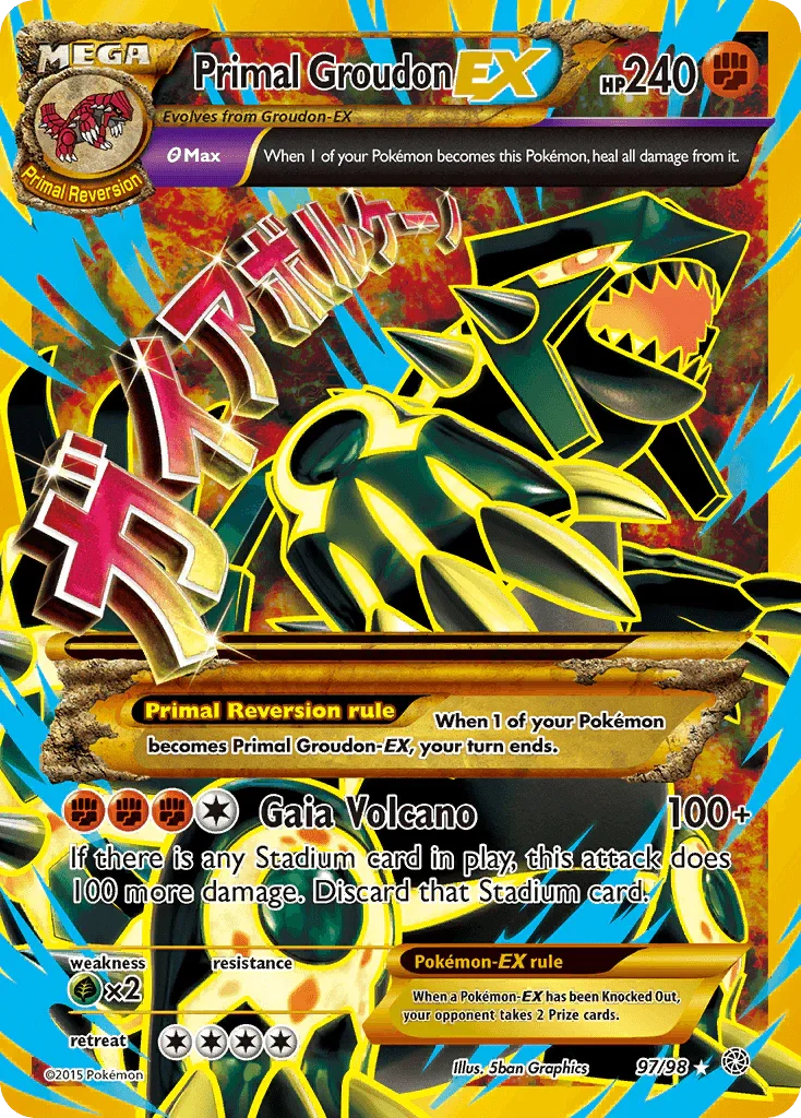 Primal Groudon EX (97/98) [XY: Ancient Origins]