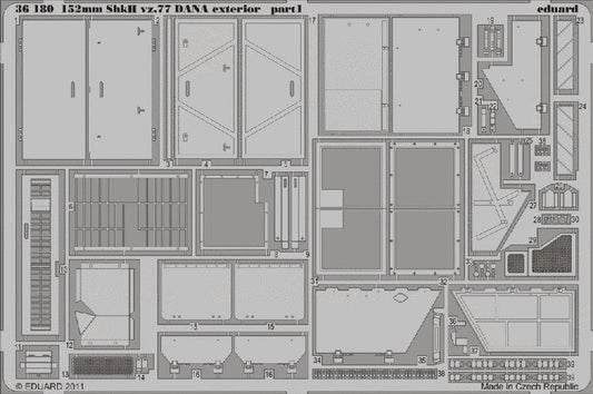 Eduard 36180 1/35 Armor- 152mm ShkH vz 77 Dana Exterior for HBO