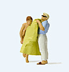 Preiser 28162 HO Scale Changing Clothes on the Beach pkg(2)