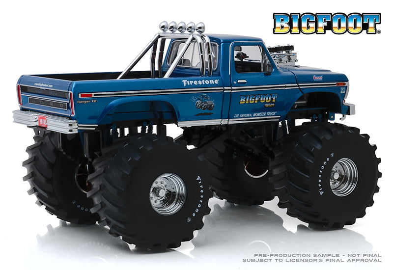 Greenlight 13541 1/18 Bigfoot 1974 Ford F-250, 66 Tires