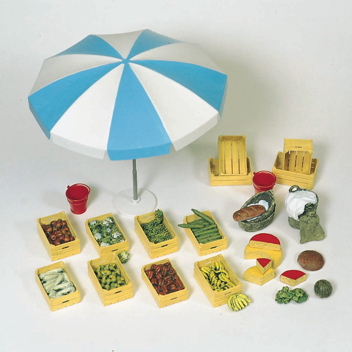 Preiser 45207 G Scale Market Accessories Detail Set