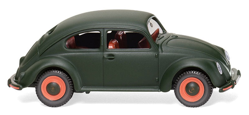 Wiking 083018 1/87 Volkswagen Pretzel Beetle, Dark Matte Green