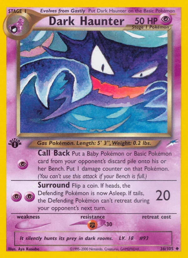 Dark Haunter (36/105) [Neo Destiny 1st Edition]