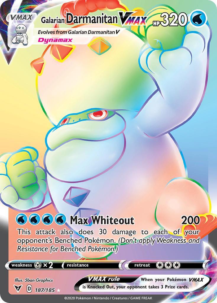 Galarian Darmanitan VMAX (187/185) [Sword & Shield: Vivid Voltage]