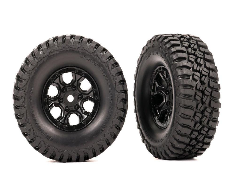 Traxxas 9774 TRX-4M BFGoodrich Tires w/ Black 1.0" Wheels