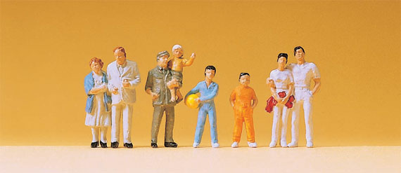 Preiser 14143 HO Scale Spectators Figure Set