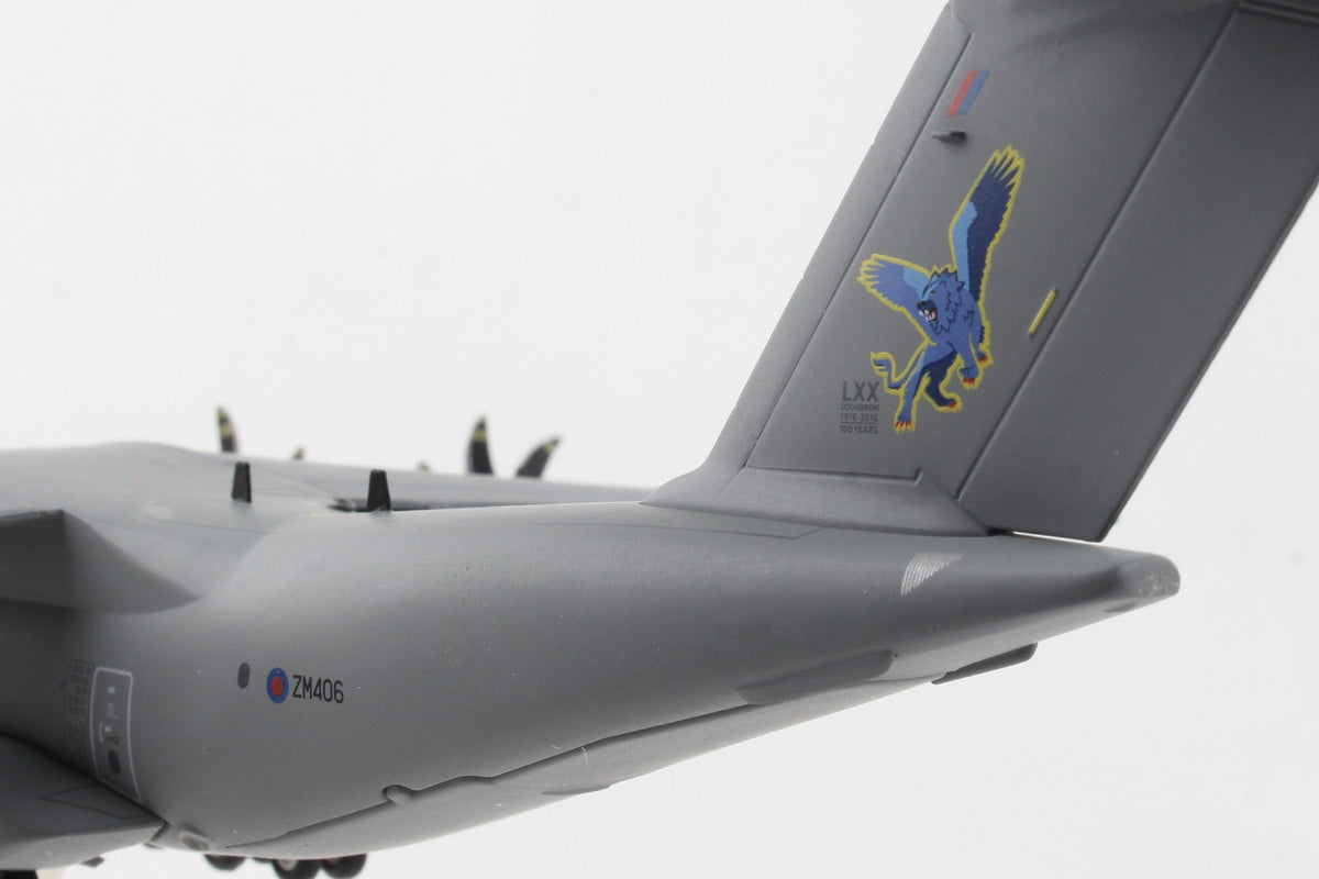Herpa Wings 1/200 Scale Military HE571173 Herpa Raf A400M 1/200 Lxx Sqn Brize Norton 100Th Ann (**)