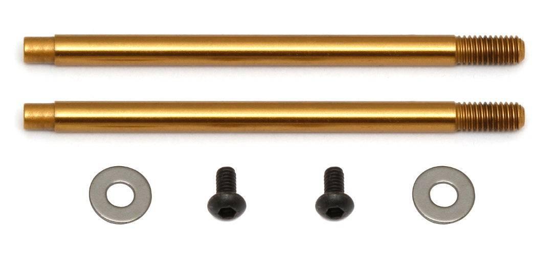 Associated 91619 3x27.5 mm Shock Shafts (V2) Titanium RC10B5 / M RC10B6 RC10SC5M