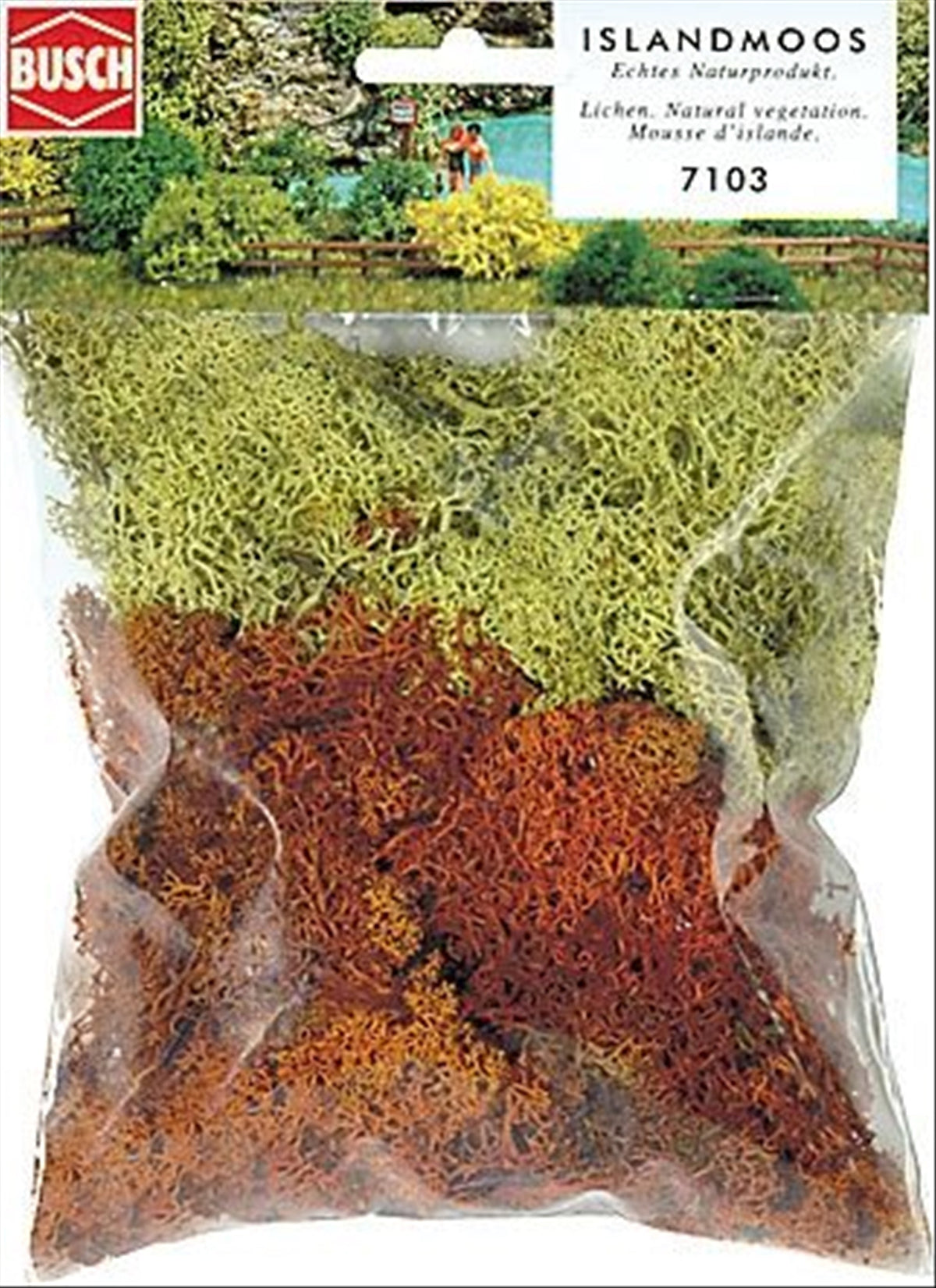 Busch 7103 All Scale Lichen, Yellow & Brown 35g