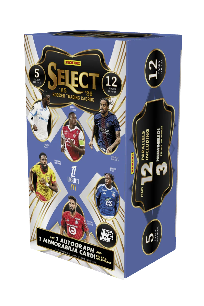 2025/26 Panini Select Ligue 1 Soccer H2 - Hobby Box