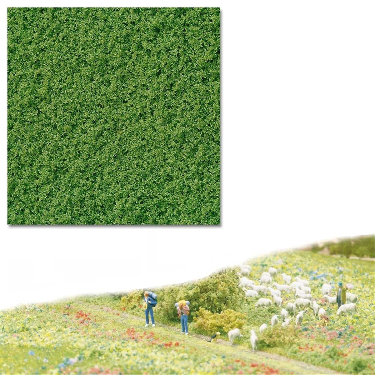 Busch 7321 All Scale Micro-Flocking, Spring Green 500ml