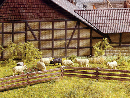 Noch 13040 HO Scale 3-Slat Pasture Fence, 13 Sections