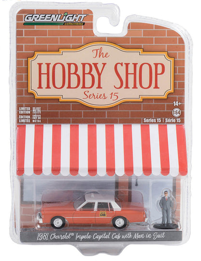 Greenlight 97150-B 1/64 1981 Chevrolet Impala Capitol Cab Taxi
