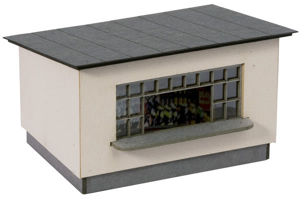 Noch 14413 TT Scale Station Kiosk -- Laser-Cut Cardstock Kit