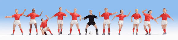 Noch 15979 HO Scale Austrian Soccer Team -- pkg(11)
