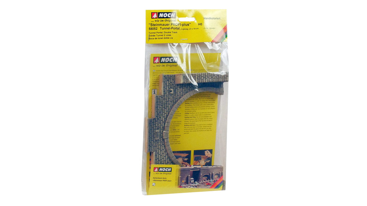Noch 58052 HO Scale Double-Track Tunnel Portal, PROFI-Plus
