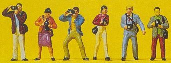 Preiser 10089 HO Scale Photographers pkg(6)