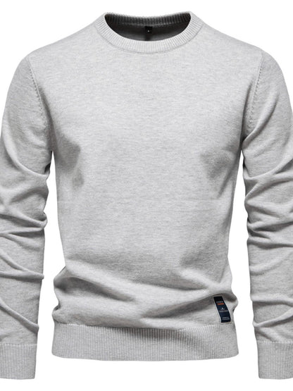 Men's Round Neck Long Sleeve Sweater